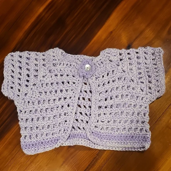 6 Piece Handmade Baby Knitted Top Lot - Picture 4 of 7